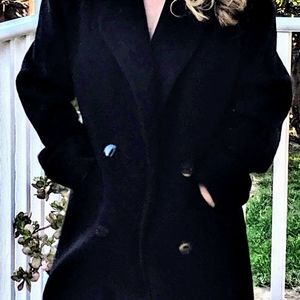 Wool Peacoat with pockets